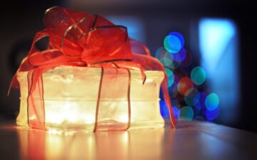 a wrapped gift